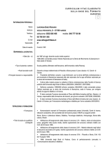 curriculum la forgia - Gazzetta Amministrativa