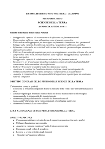 scienze della terra - Liceo Scientifico Statale Vito Volterra