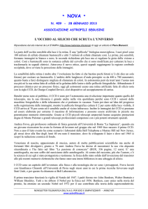 L`occhio di silicio che scruta l`universo