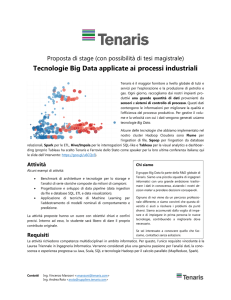Tirocinio Big Data 2016 - rev 1 2