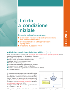 Il ciclo a condizione iniziale