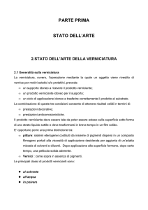 Stato dell`arte della Verniciatura