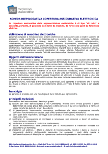 la copertura assicurativa. - Città di Luino