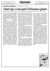 Start up» svela qual è il farmaco giusto