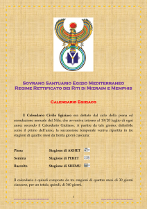Calendario Egiziaco