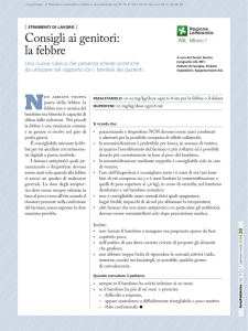 Consigli ai genitori: la febbre