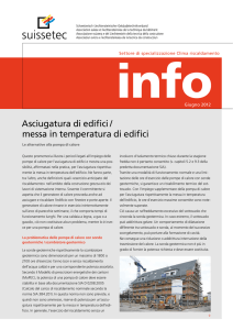 Asciugatura di edifici / messa in temperatura di edifici