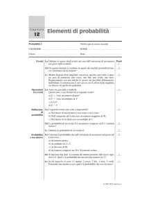 Elementi di probabilità
