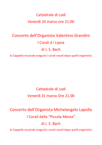 Concerto dell`Organista Valentino Grandini Concerto dell`Organista