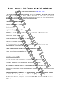 Scheda riassuntiva delle Caratteristiche dell
