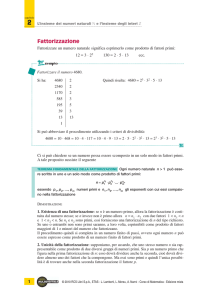 Fattorizzazione - Grande forEdit