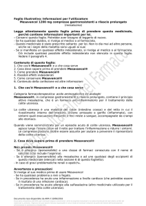 Foglio illustrativo: Informazioni per l`utilizzatore Mesavancol 1200