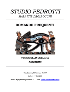 Torcicollo - Nistagmo