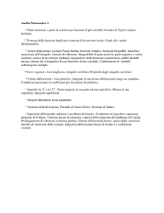 Analisi Matematica 2 * Punti stazionari e punti di estremo per