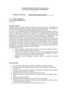 Logica matematica - SFP - Palladino