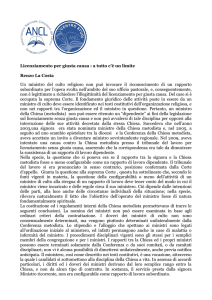 Licenziamento per giusta causa : a tutto c`è un limite Renzo La
