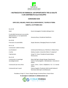 Programma - Federfarma Servizi