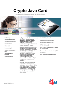 Crypto Java Card