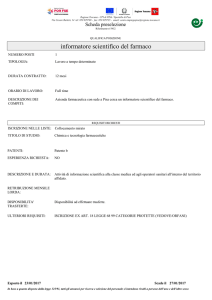 informatore scientifico del farmaco