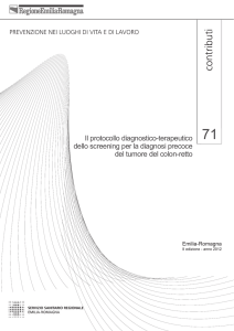 Il protocollo diagnostico-terapeutico dello screening per la diagnosi