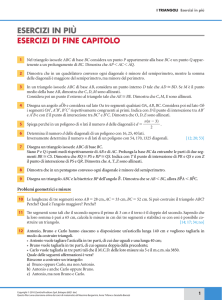 Esercizi di fine capitolo - Zanichelli online per la scuola