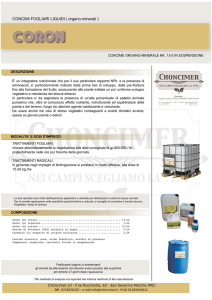 CONCIMI FOGLIARI LIQUIDI ( organo-minerali )