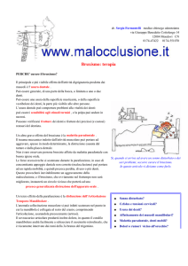 Bruxismo: terapia - Cos`è la gnatologia?