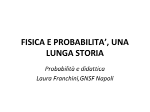 Probabilità e didattica