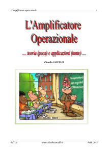 L`amplificatore operazionale Ed. 1.0 www.claudiocancelli.it