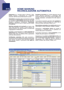 home banking riconciliazione automatica