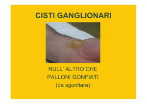 cisti ganglionari - Scienza e Professione