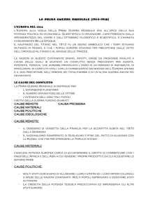 1^ guerra mondiale 1 - Scuola del Molinatto