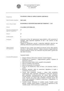statistica per le applicazioni