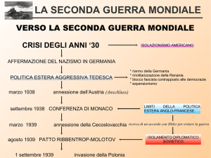 La seconda Guerra Mondiale