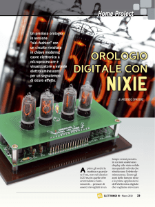 orologio digitale con