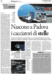 Nascono a Padova i cacciatori di stelle