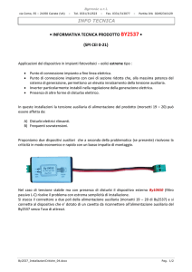 info tecnica • informativa tecnica prodotto by2537