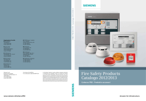 Fire Safety Products Catalogo 2012/2013