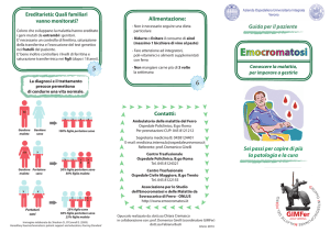Opuscolo per il paziente con Emocromatosi
