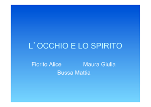 l`occhio e lo spirito