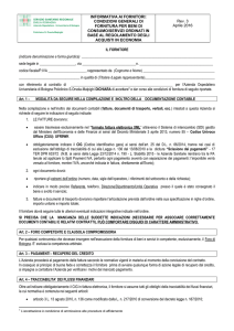 REPORT - Policlinico S.Orsola