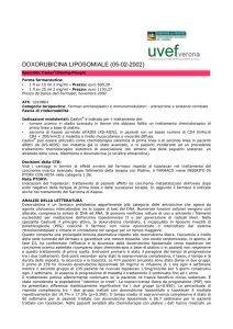 doxorubicina liposomiale