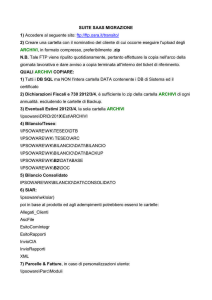 SUITE SAAS MIGRAZIONE 1) Accedere al seguente sito: ftp://ftp