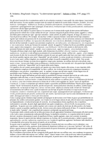 La derivazione ignorata - L`Italiano espresso online