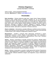 Chimica Organica I