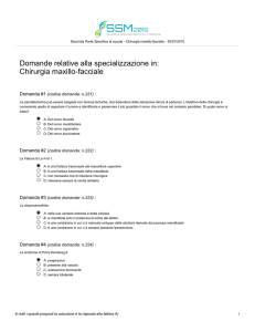 Chirurgia maxillo-facciale - Scuole di Specializzazione in Medicina