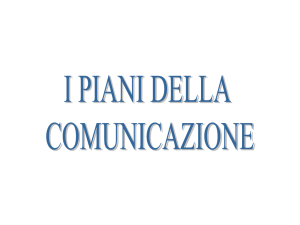 i piani della comunicazione