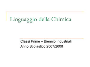 Linguaggio della Chimica