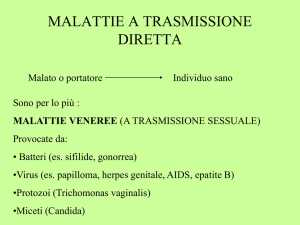 malattie a trasmissione diretta