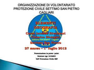 ORGANIZZAZIONE DI VOLONTARIATO PROTEZIONE CIVILE